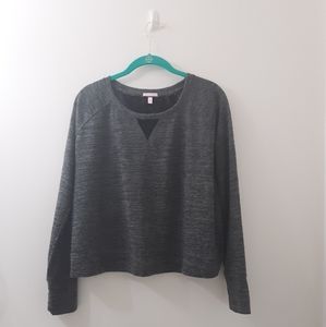 Victoria's Secret Heathered-Grey Sweatshirt